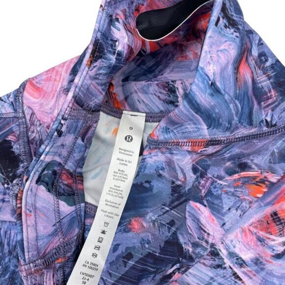 NWT LULULEMON Base Pace High-Rise Tight 31" Sz 0 Atmospheric Purple Multi - Picture 7 of 11